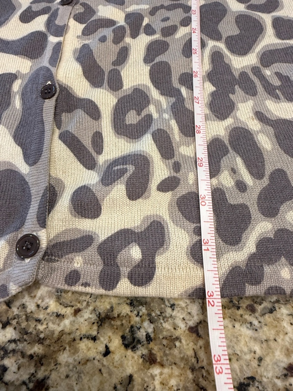 Cyrus silk cashmere leopard print midi sweater dress SZ SM - Picture 10 of 13